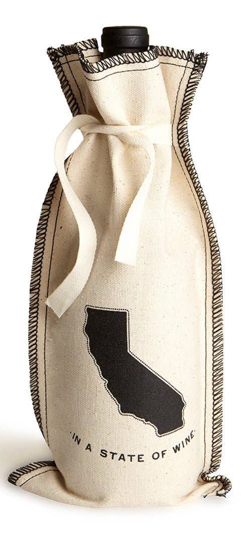 Mercantile 12 - Wholesale Wine Gift Bag - Custom YOUR BRAND OR LOGO 10 Oz. Cotton Overstitch Wine Bag4