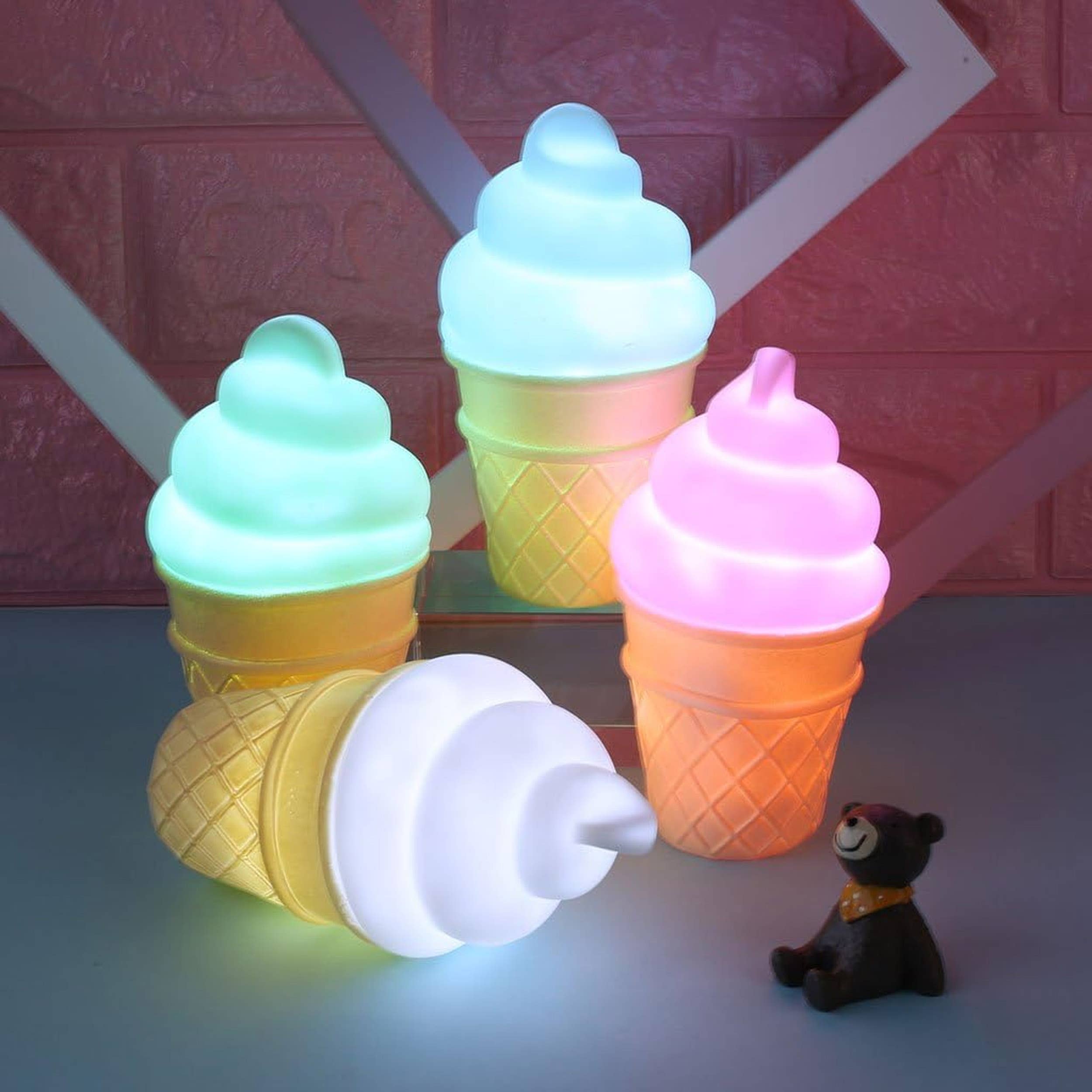 La Bella Monte - Wholesale Night Light - Ice Cream Cone Shaped Night Light Lamp For Decor - Assorted5