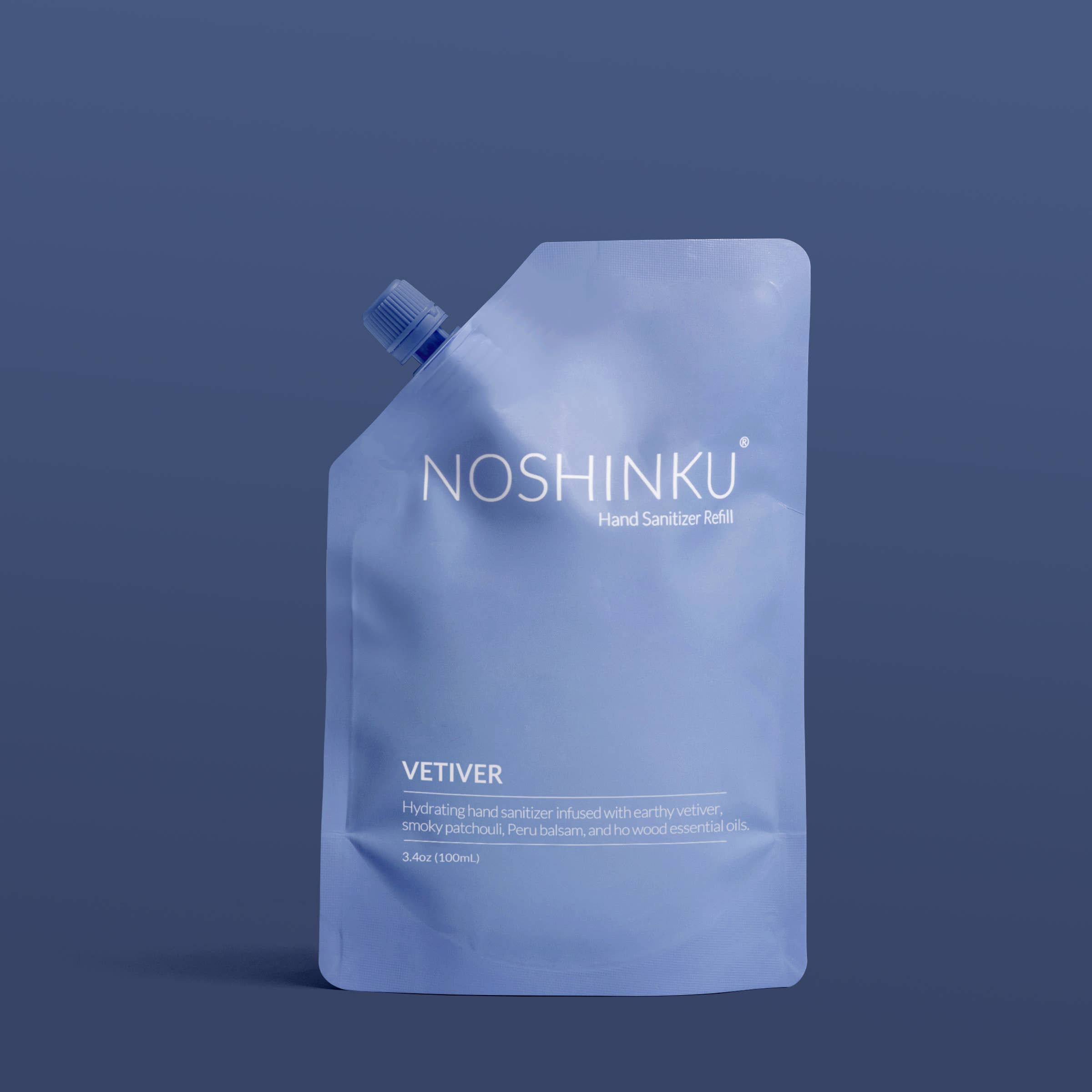 Noshinku - Wholesale Hand Sanitizer - Vetiver Patchouli Nourishing Hand Sanitizer Refill Pouch
