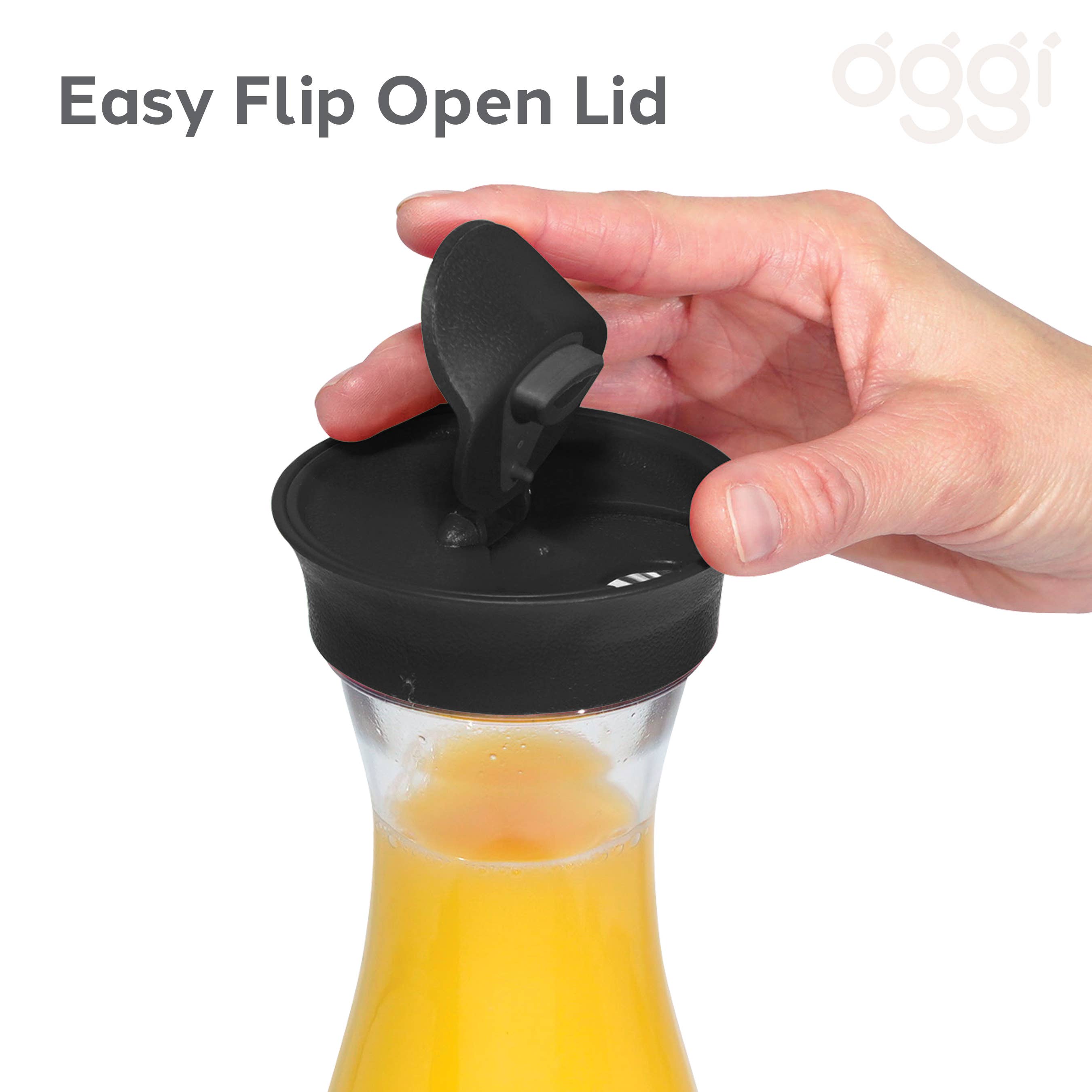 Oggi - Wholesale Juicer - JuIce Jar w/ Flip-Open Lid (1.6 lt, 54 oz)9