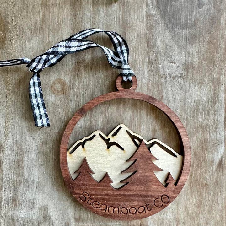 True Life Concepts - Wholesale Ornament - Mountain christmas ornaments, colorado gifts for tourists