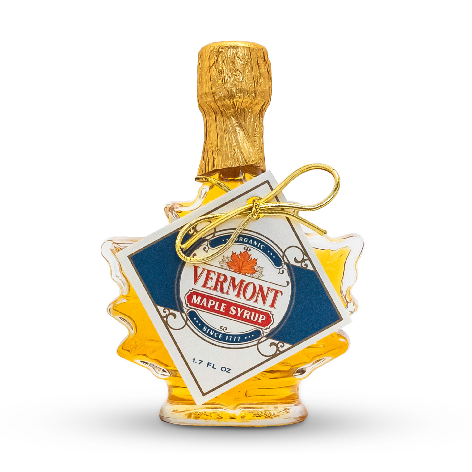Vermont Maple Syrup - Wholesale Maple Syrup - Golden Organic Vermont Maple Syrup - Glass Leaf3