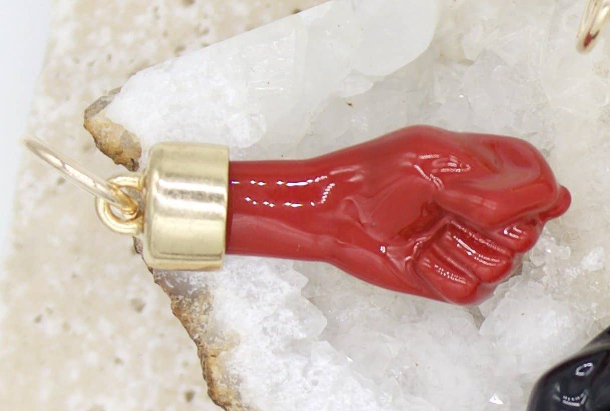 MIA Jewelry - Wholesale Individual Charm/Pendant - 18K Gold Filled Enamel Figa Hand Pendant (A39)2