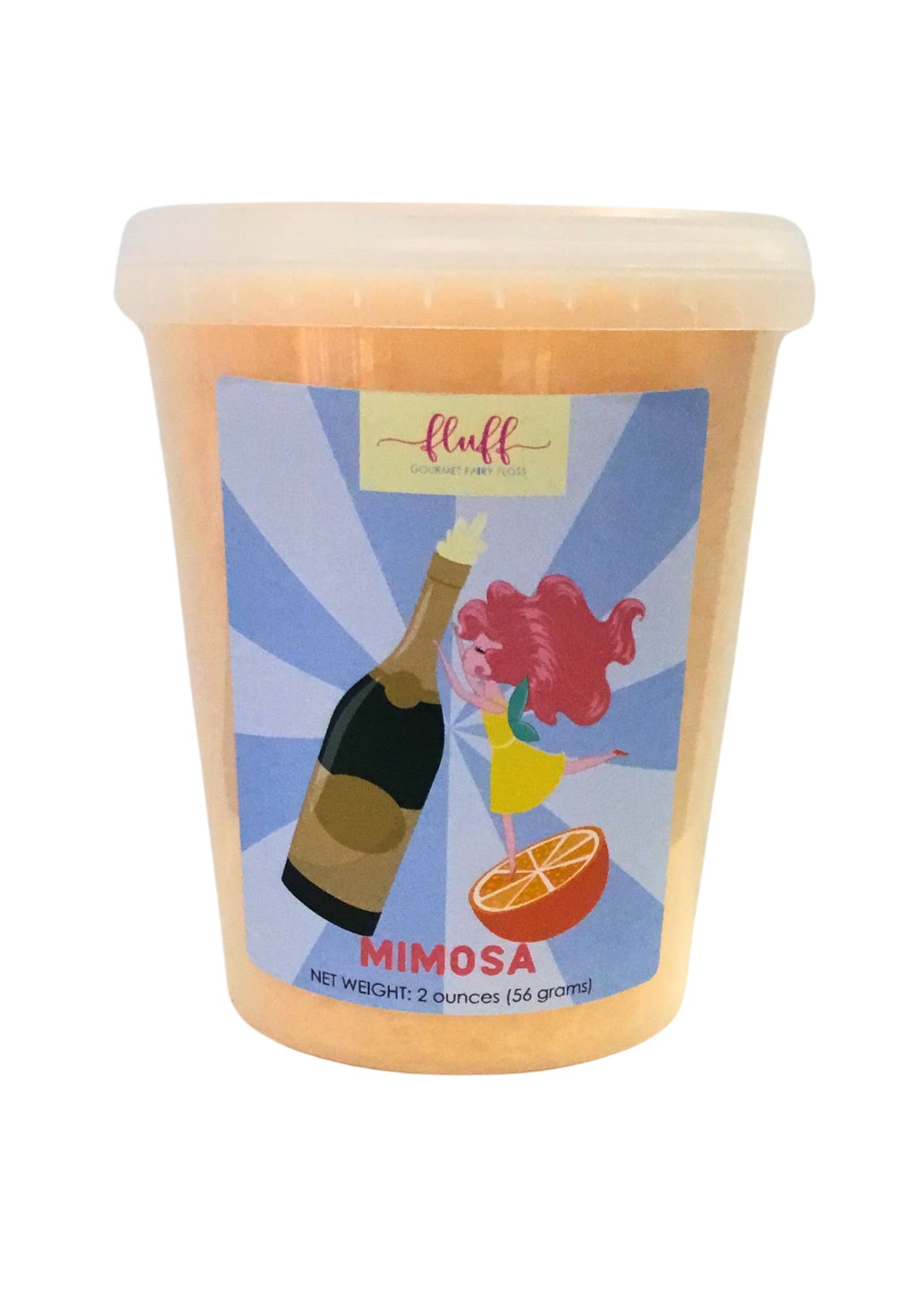 Fluff gourmet fairy floss - Venta al por mayor Algodón de azúcar - Mimosa Algodón de Azúcar