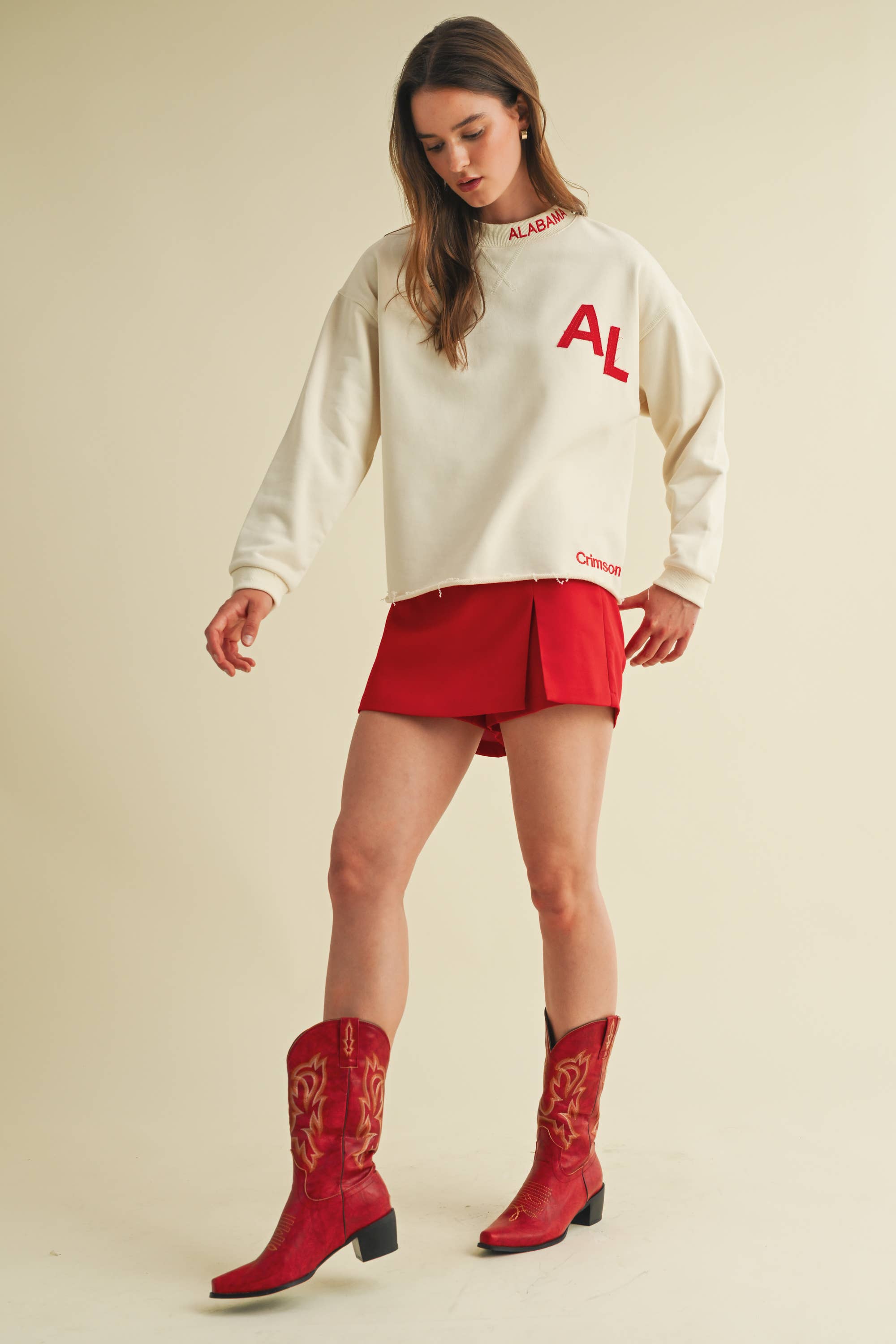 Cloud Ten - Wholesale Skort - Women's - CP9168AA - HIGH WAISTED FRONT SLIT HEM SKORT2