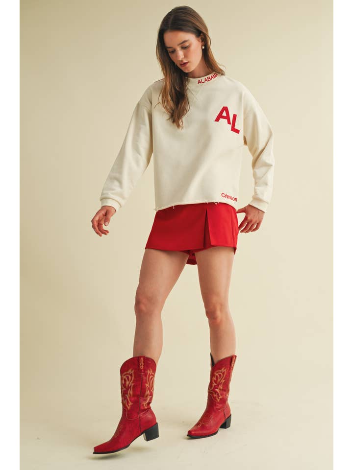 Cloud Ten - Wholesale Skort - Women's - CP9168AA - HIGH WAISTED FRONT SLIT HEM SKORT2