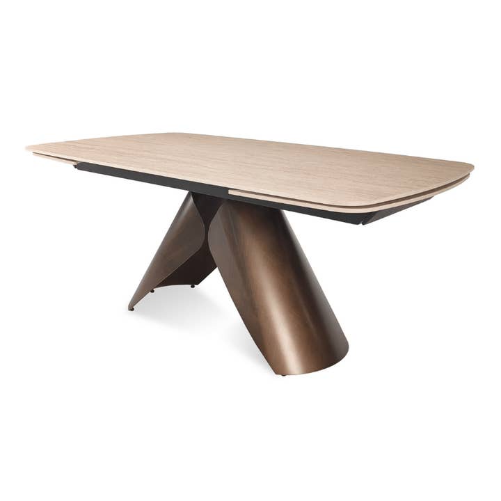 Table extensible | Plateau en céramique italienne naturelle Perge pour la vente par Your Bar Stools