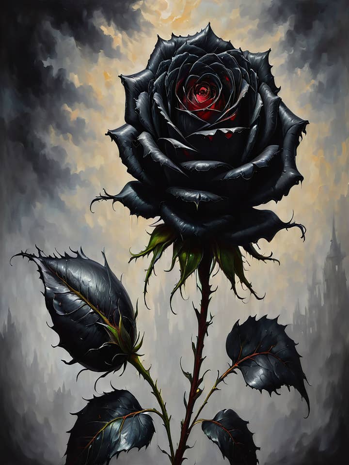 Letrero gótico de metal A5 para venta al por mayor de Crow Butterfly Horror