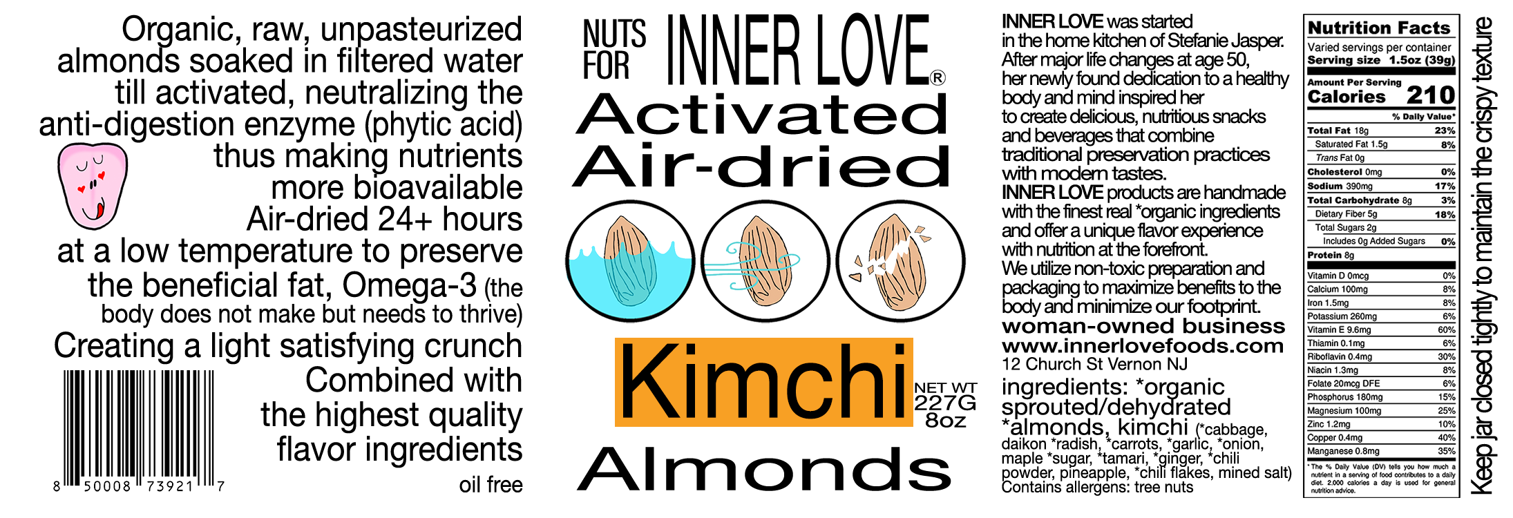 Nuts for INNER LOVE - Wholesale Nuts - Kimchi Almonds1