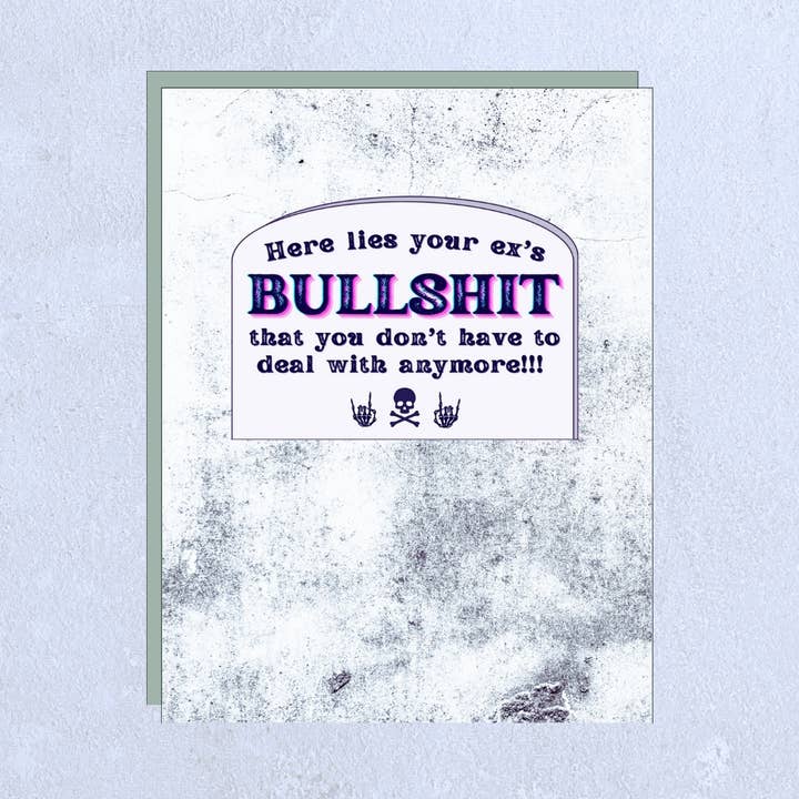 Hero Of The Story - Wholesale Love Card - DEAD 2 ME - breakup card divorce card funny humorous ex 0