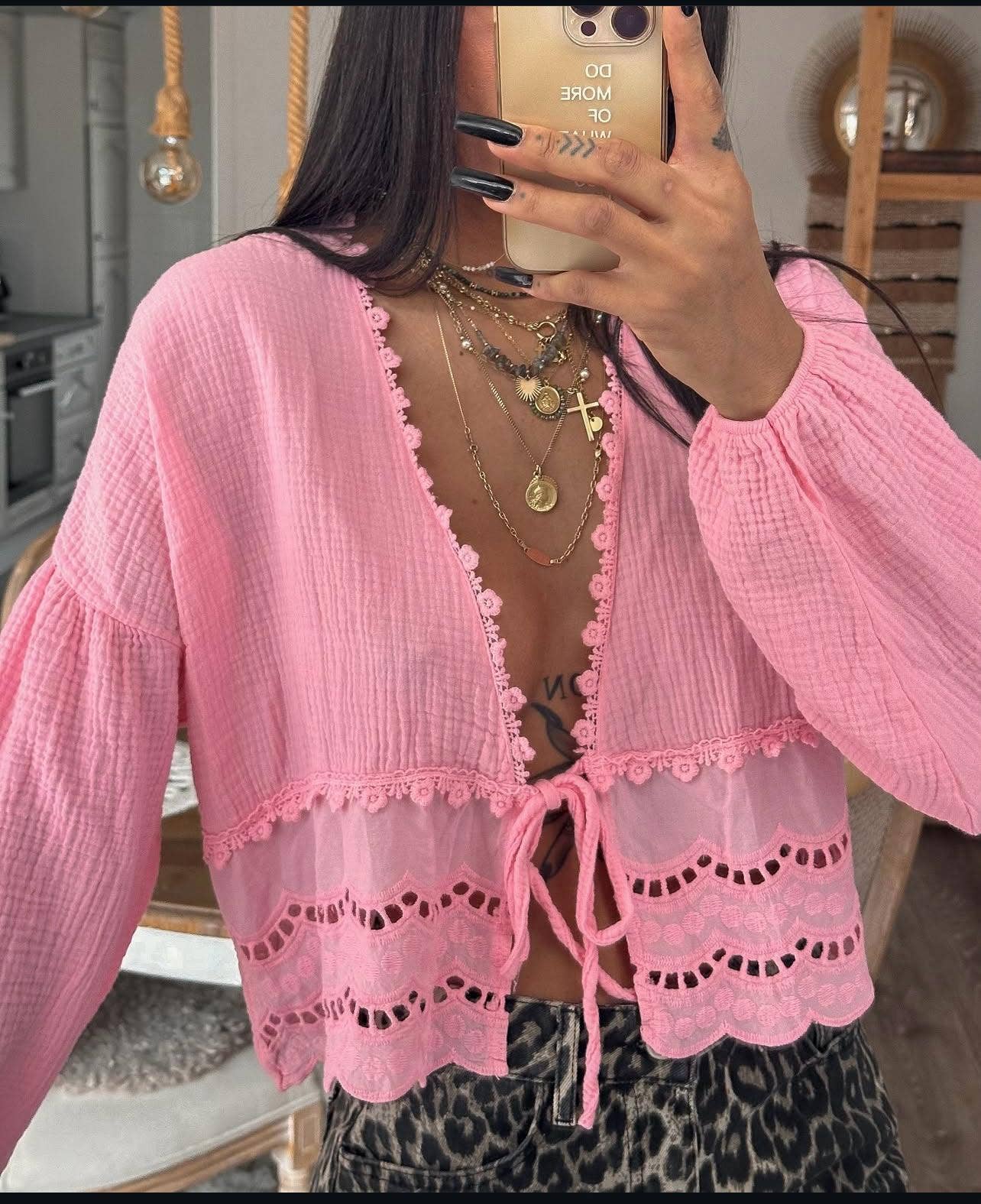 LORIANE - Wholesale Blouse - Women's - 22434 Plain blouse15