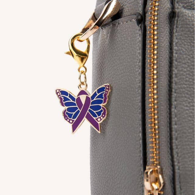Grace & Able - Wholesale Keychain - Women's - Butterfly Charm for Rheumatoid Arthritis Awareness