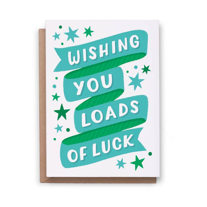 Wishing You Loads of Luck - Greetings Card for wholesale by Always with Love