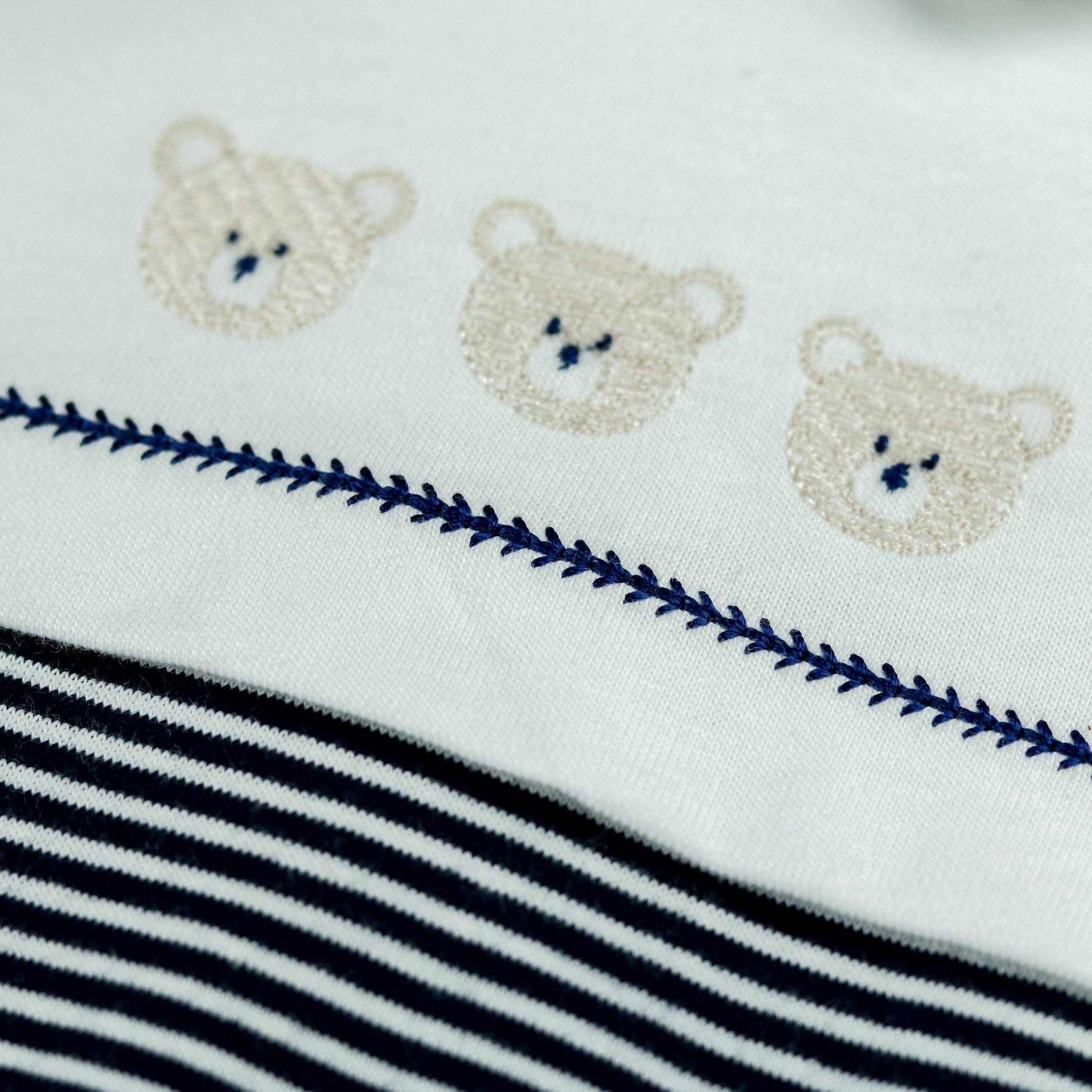 Emile Et Rose - Wholesale Clothing Set - Baby - Jasper Navy Boys Teddy Babygrow and Hat9