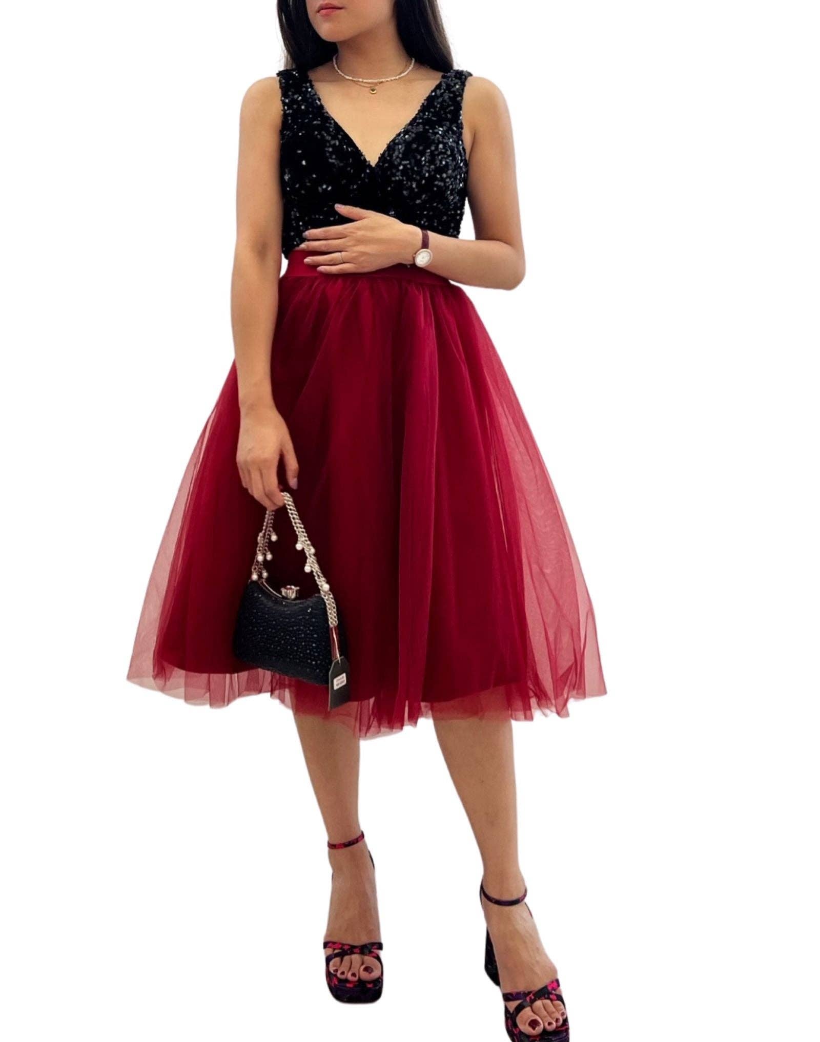 Invitadissimas - Wholesale Skirt - Women's - Short tulle skirt W90883