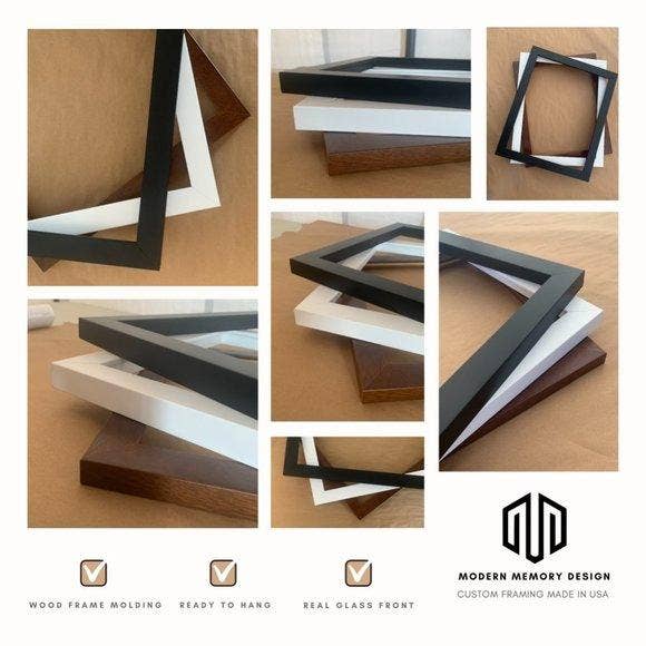 Modern Memory Design Picture Frames - Wholesale Picture Frame - Gallery Wall 34x20 Picture Frame Black 34x20 Frame 34 x 20 P