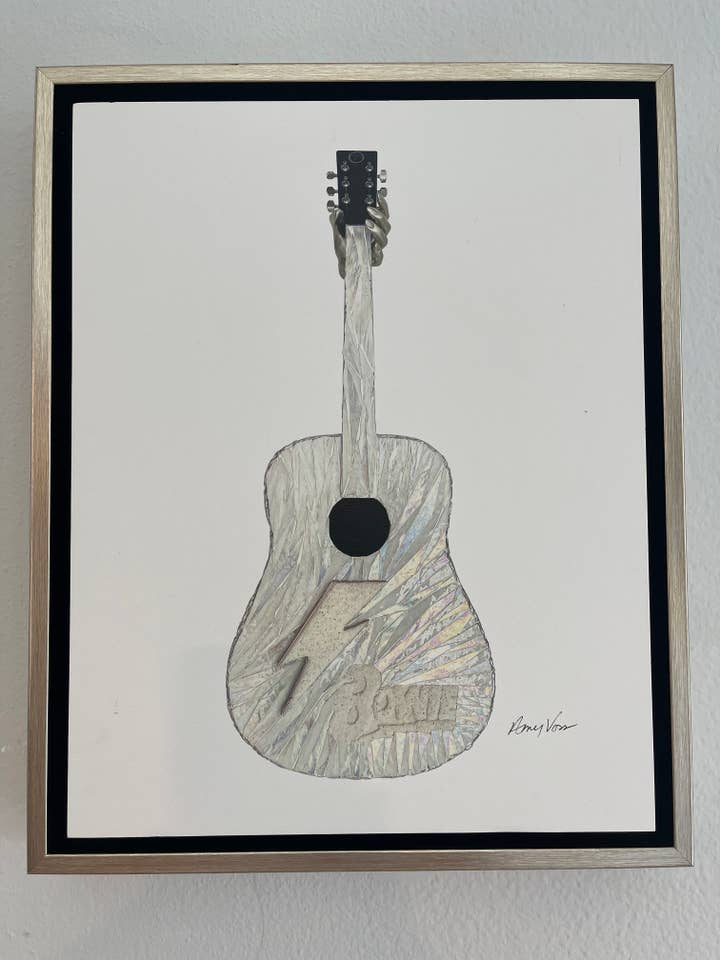 David Bowie Monochromatic Print (framed) for wholesale by Glass Axes - The Prints