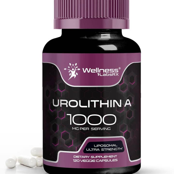 Liposomal Urolithin A Capsules - 1000 mg (120 Count) for wholesale by Health & Wellness Associates Inc.