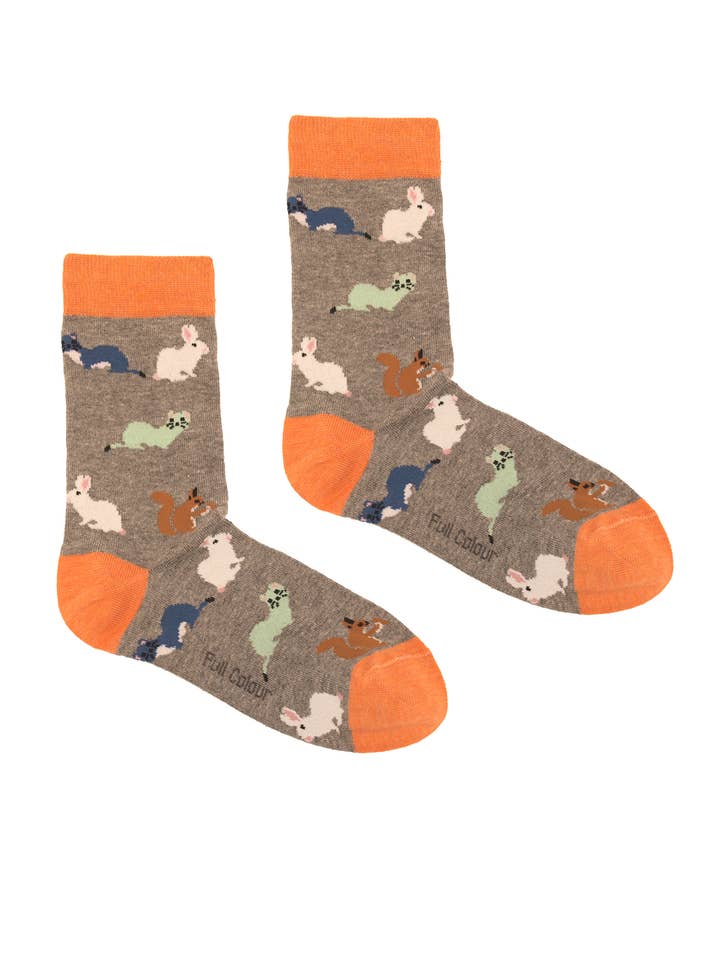 RABBIT GRAY SOCK for wholesale by Full Colour
