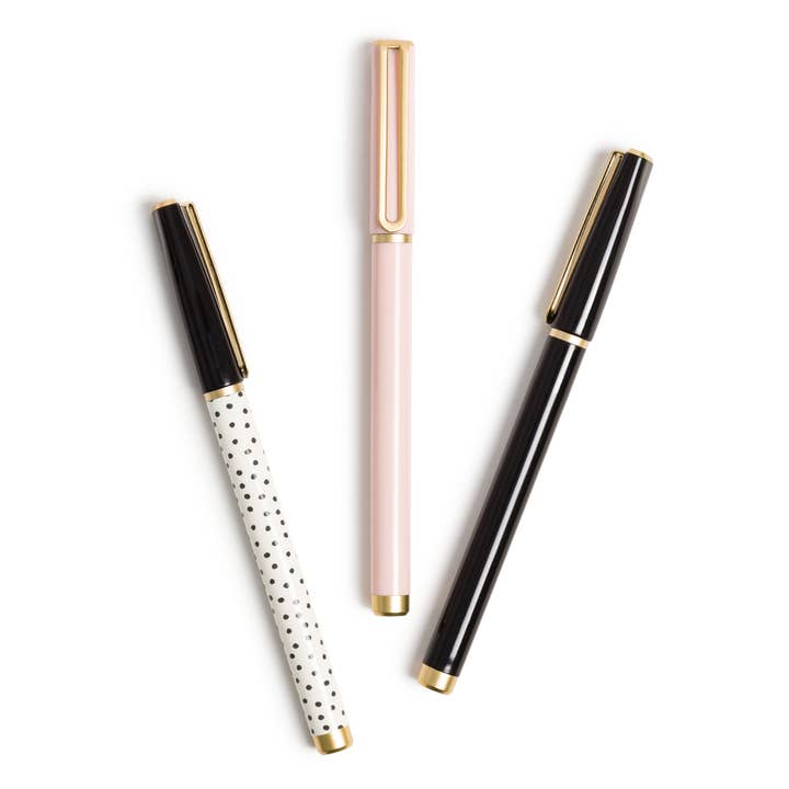 U Brands - Wholesale Pen - U Brands Catalina Porous Felt Tip Pens, 12ct, Dots & Stripes