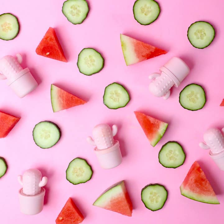 Rebels Refinery - Wholesale Lip Balm - Pink Cactus Lip Balm 100% Natural CUCUMBER MELON