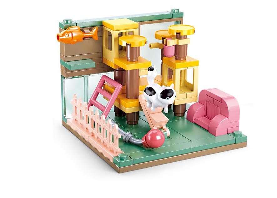 Texas Toy Distribution – wholesale Building set – Child – Mini Handicrafts Pet Display Building Brick Set10