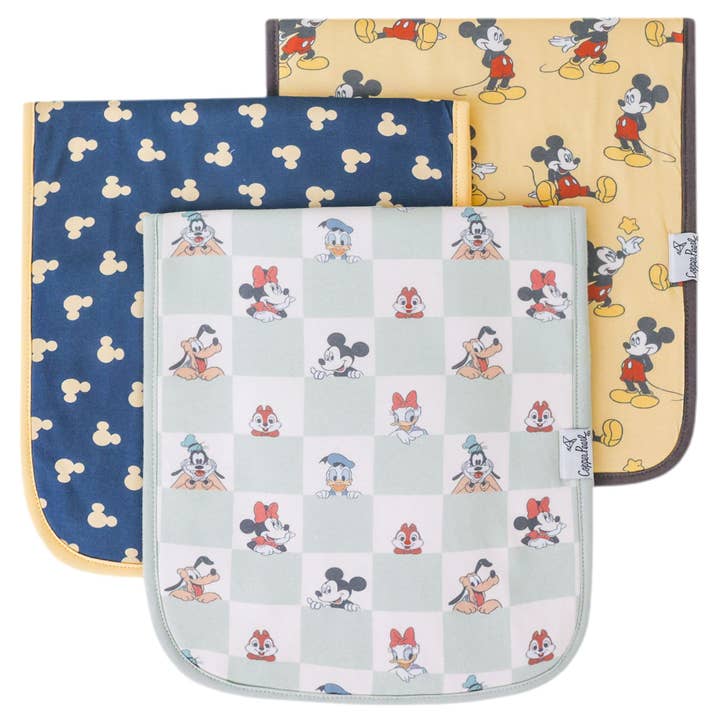 Copper Pearl - Wholesale Burp Cloth - Baby - Premium Burp Cloths - Mickey Mouse and Friends