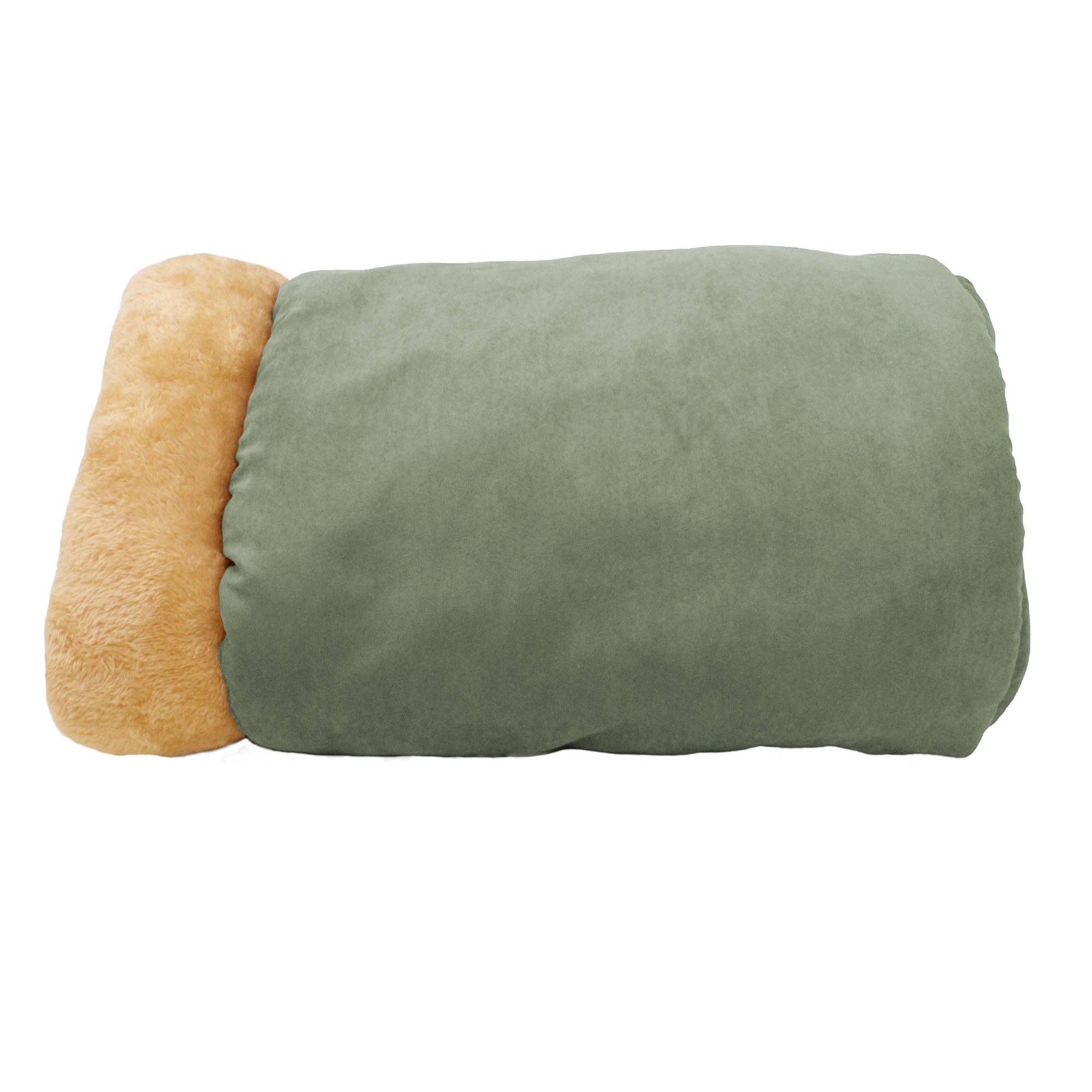 Jespet - Wholesale Pet Bed - Cat/Dog - GOOPAWS 4 in 1 Self Warming Burrow Cat Bed Sleeping Cave, Sage Green2