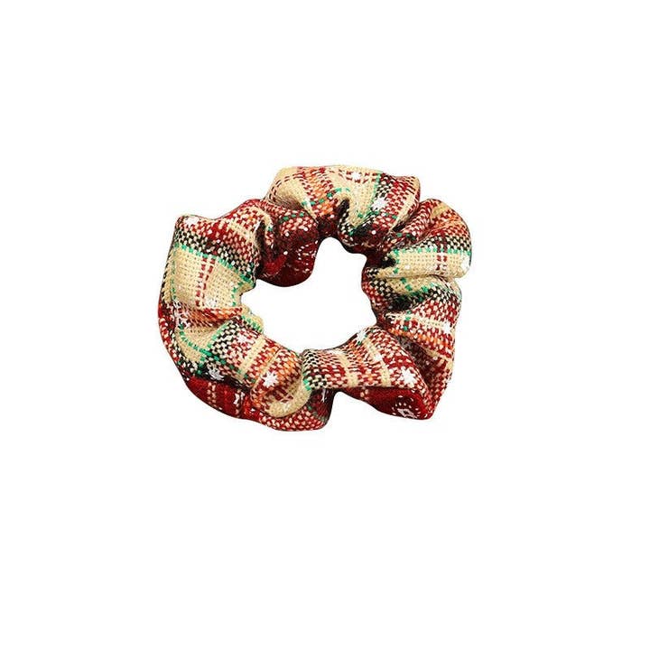 Ekartini - Wholesale Scrunchie - Women's - Christmas Plaid Print Scrunchies10
