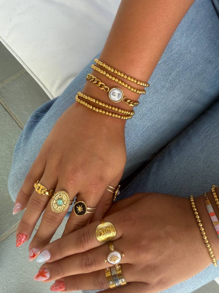 Queen Coin kubanisches Armband für den Großhandel von bubs & sass