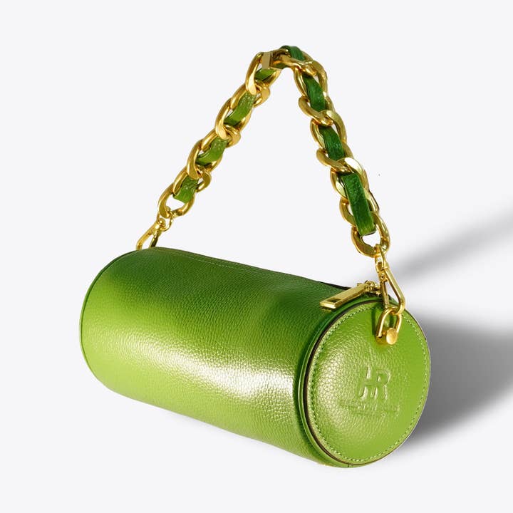 Tønde taske (grøn) for engroshandel hos Hampton Road Designs