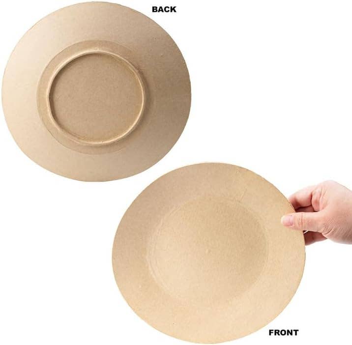 Factory Direct Craft – wholesale Dekorativ tallrik/fat/skål – 10" Dekorativ Tallrik av Pappersmaché2