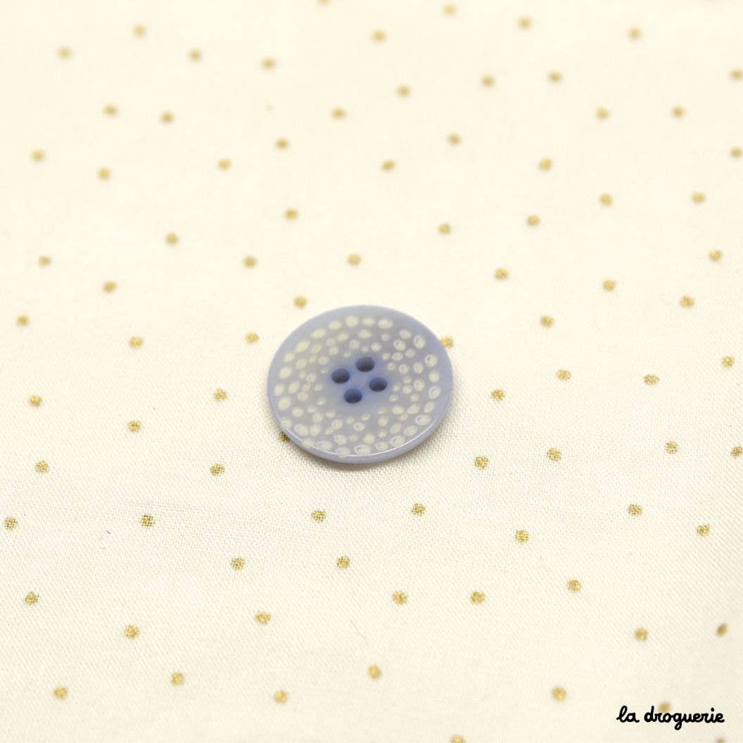 LA DROGUERIE - Wholesale Sewing Button/Snap - "Polka Dot Foam" Button 18 mm1