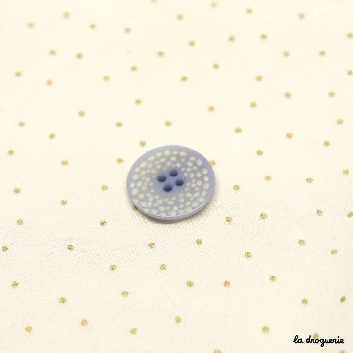 LA DROGUERIE - Wholesale Sewing Button/Snap - "Polka Dot Foam" Button 18 mm1
