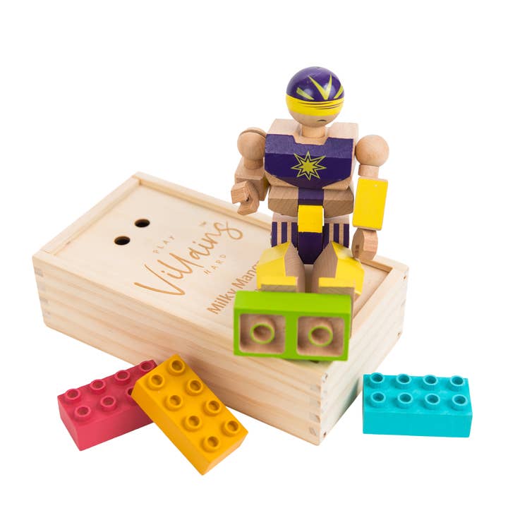 Once Kids - Vente Jouet en bois – enfant - Playhard Villains #5 Mangrove laiteuse9