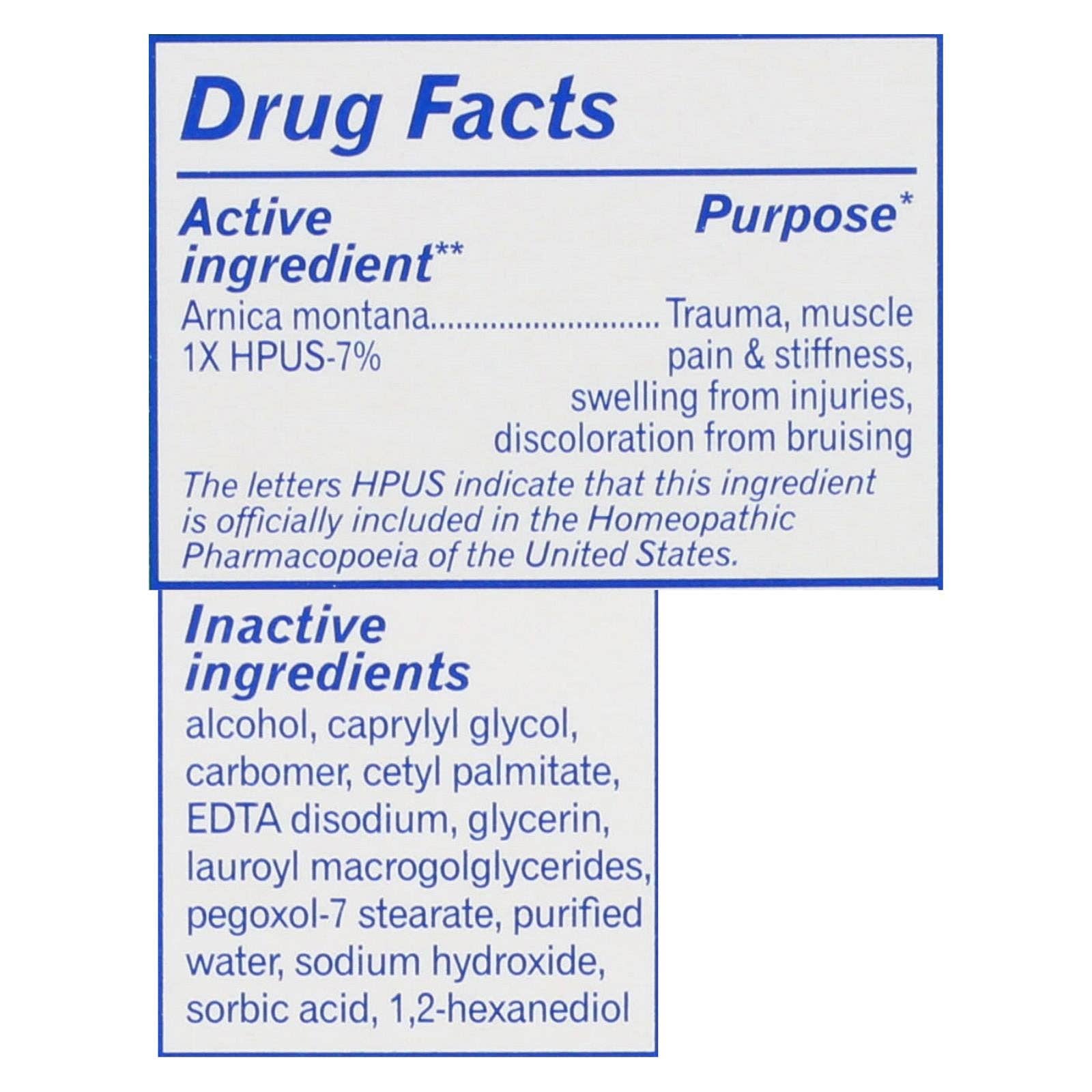 Everyday Supply Co - Wholesale Pain Relief Spray/Cream - Boiron - Arnica Cream - 2.5 Oz1