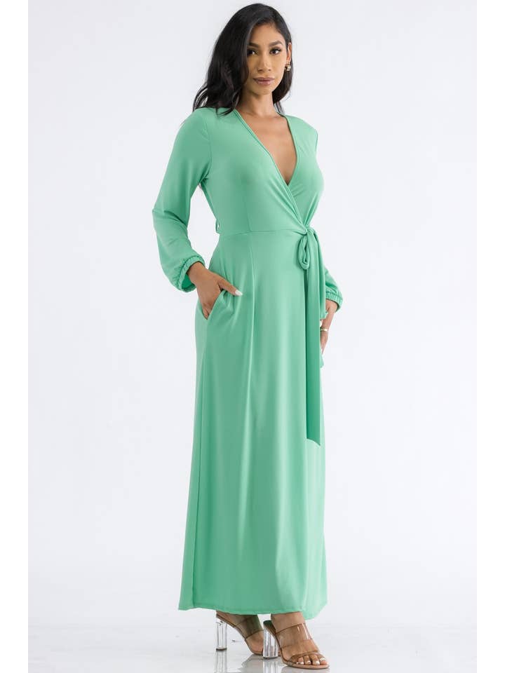H&H Fashion Inc. - Wholesale Dress - Women's - HH548X1-LS PLUS SIZE LONG SLEEVE MAXI DRESS8