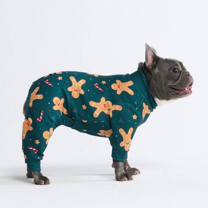 Spark Paws - Wholesale Pet Pajamas - Dog - Dog Christmas Pajama - Gingerbread Man