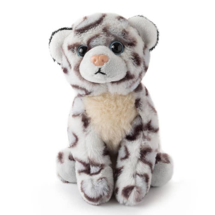 6" (14cm) Wild Onez Snow Leopard Wild Life for wholesale by The Petting Zoo
