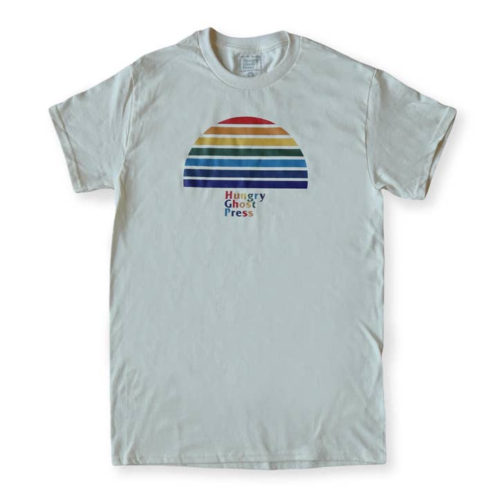 ROYGBIV Tee for wholesale by Hungry Ghost Press