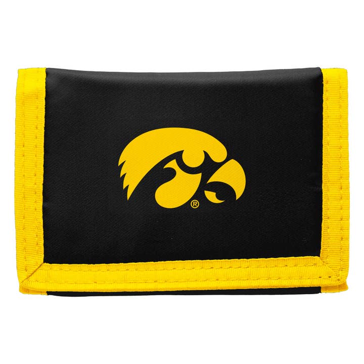 NCAA Iowa Hawkeyes Trifold Wallet for wholesale by Little Earth Productions