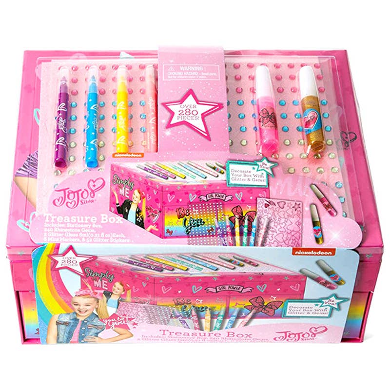 Deluxe Import Trading - Vente Matériels de bricolage - Coffret Trésor JoJo Siwa 280 Pièces0