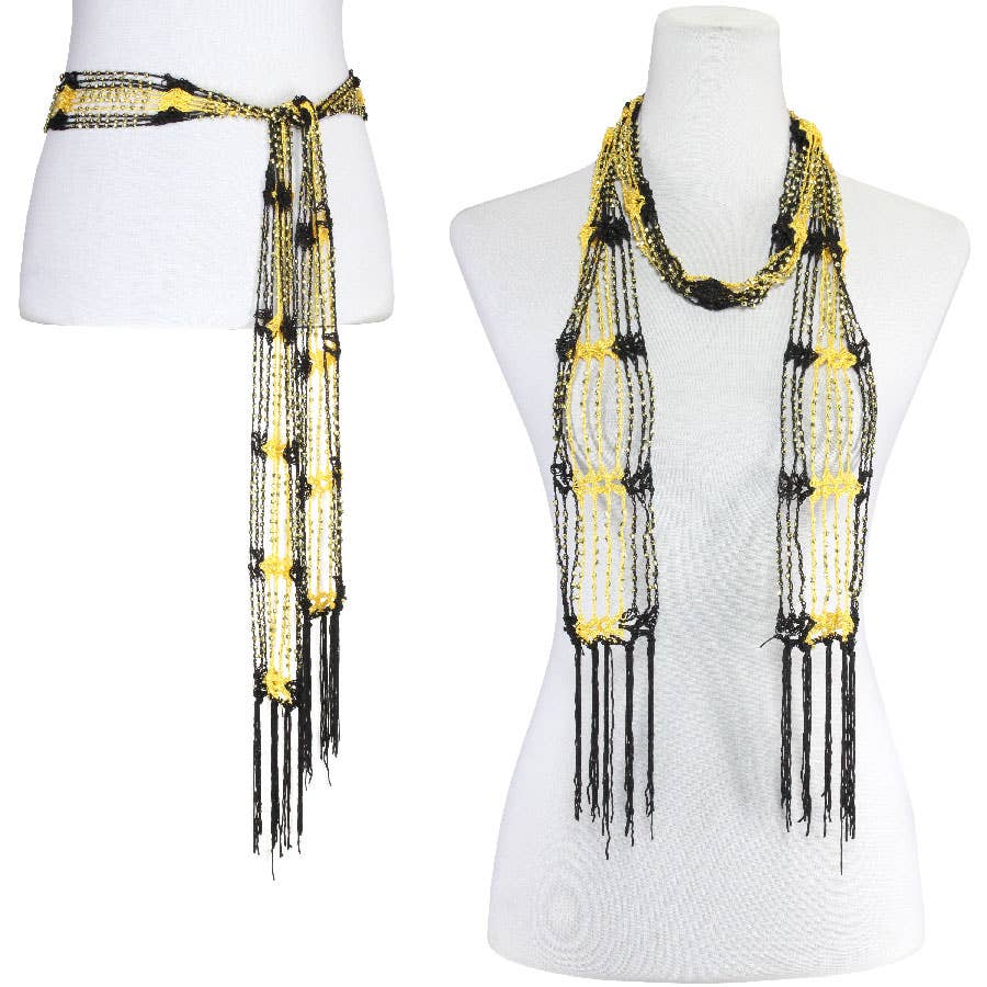 The Magic Scarf Company - Wholesale Scarf - Women's - 1755 - Shanghai Beaded Scarves/Sash84