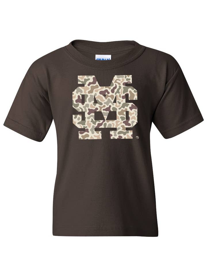 Duck Camo M over S Youth for wholesale by Holt Clothing Company