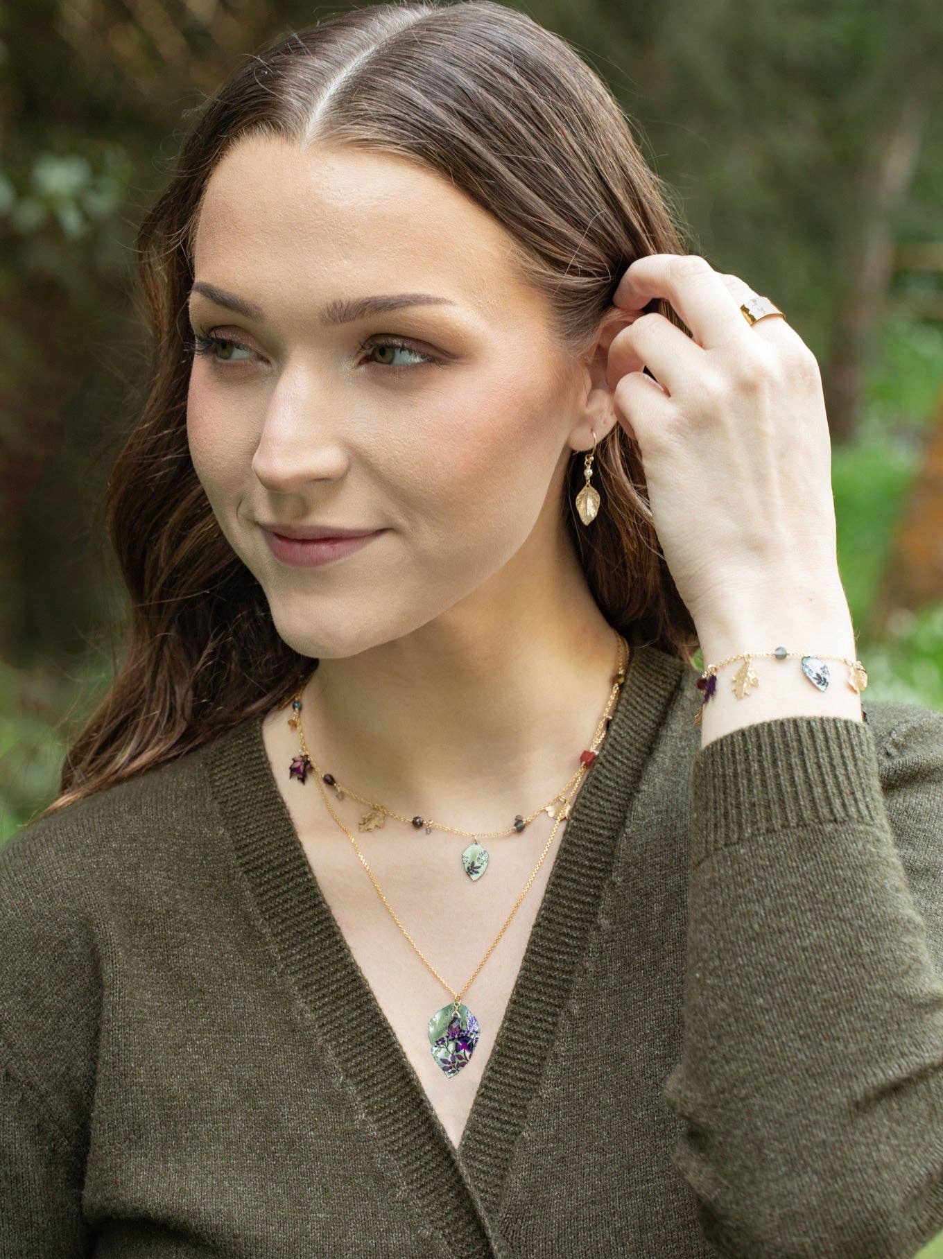 Holly Yashi - Wholesale Pendant/Charm Necklace - Blooming Elm Necklace4