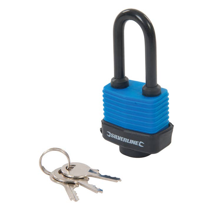 Weatherproof long-link padlock for wholesale by Mzs Gereedschap