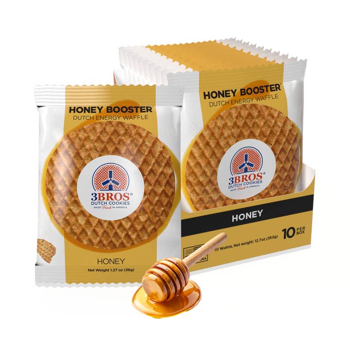 3Bros - Wholesale Cookie - STROOPWAFEL FLOOR DISPLAY - 3 Irresistible Flavors2