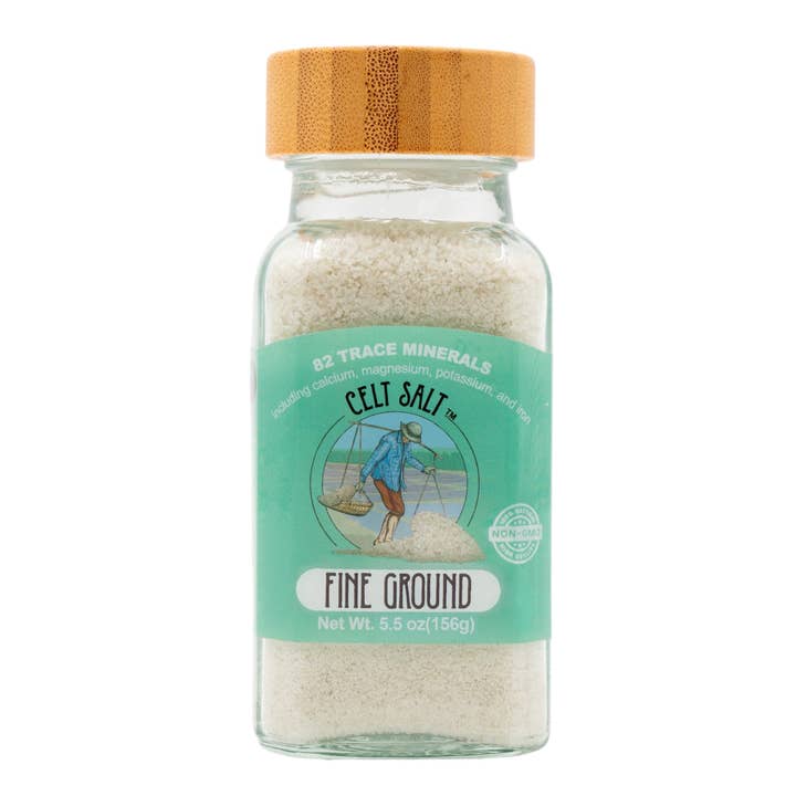 Celtic Sea Salt, Fine Ground 5.5 oz Glass Shaker for wholesale by Celt Salt By Nature's Pantry