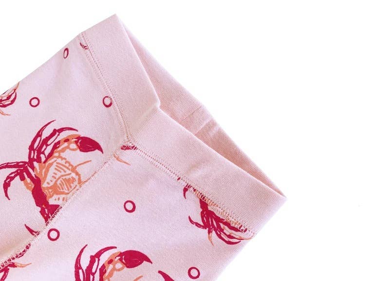 Little Hometown - Wholesale Sleepsuit - Baby - Pink Crab Pajamas0