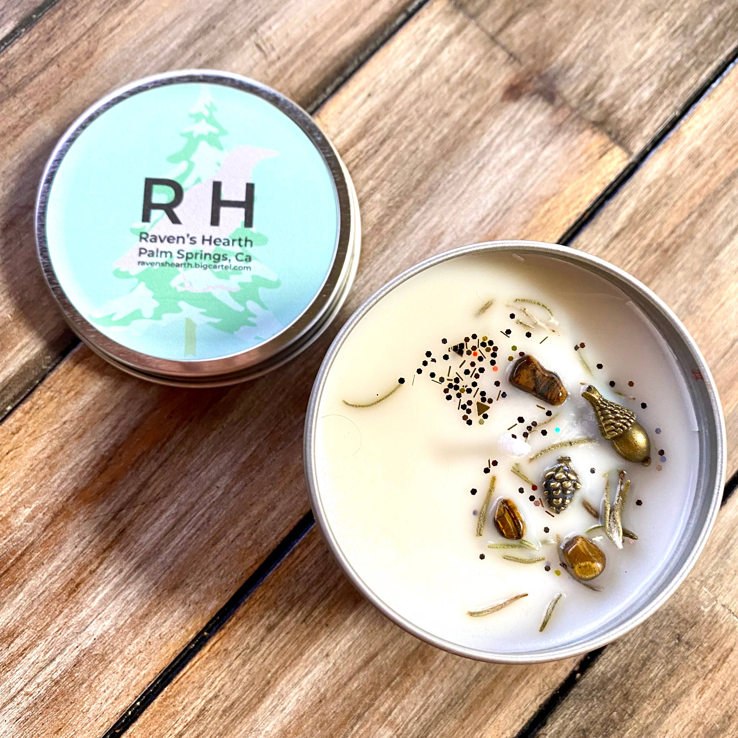 Raven’s Hearth - Venta al por mayor Vela aromática de viaje - Vela Retiro de Montaña | Pino y Cedro | Sin Género6